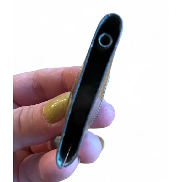 VTG 30s 40s Etched Brass Lighter FLAWS Decorative Theater Prop Collector Retro - Picture 3 of 6